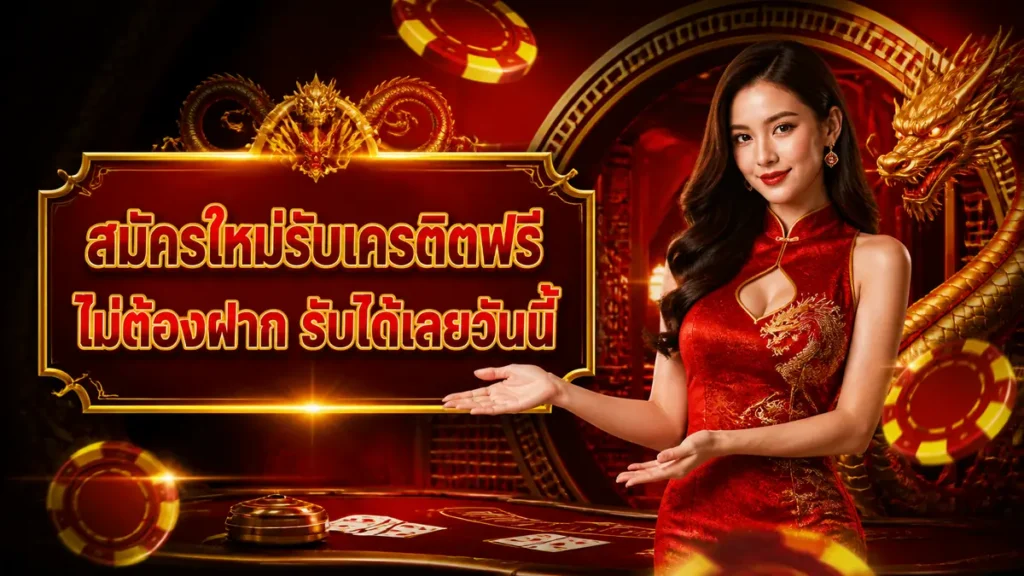 สมัครใหม่รับเครดิตฟรี